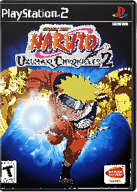 Naruto Uzumaki Chronicles 2 PAL Playstation 2  box art